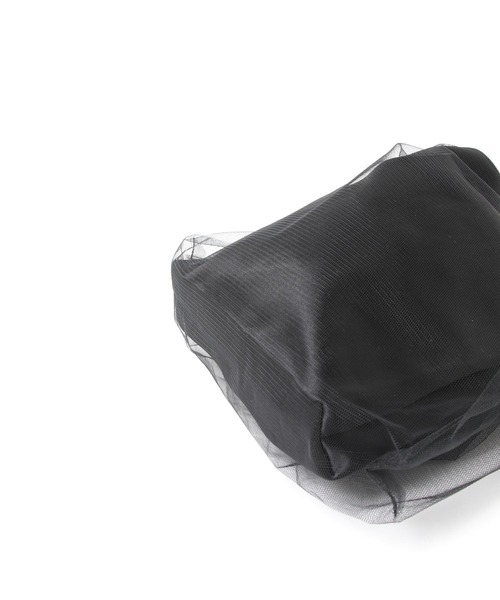 kaene（カエン）の「チュールドッキングハンドバッグ（ハンドバッグ・レディース・ブラック/カーキ/ベージュ・FREE）」の15枚目の写真