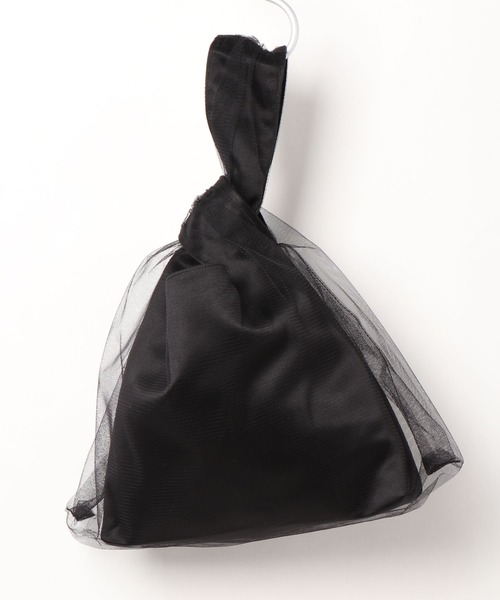 kaene（カエン）の「チュールドッキングハンドバッグ（ハンドバッグ・レディース・ブラック/カーキ/ベージュ・FREE）」の17枚目の写真