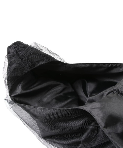 kaene（カエン）の「チュールドッキングハンドバッグ（ハンドバッグ・レディース・ブラック/カーキ/ベージュ・FREE）」の21枚目の写真