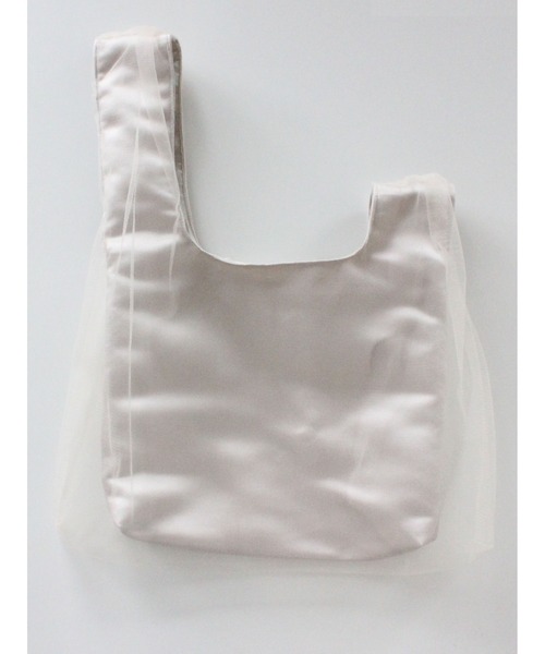 kaene（カエン）の「チュールドッキングハンドバッグ（ハンドバッグ・レディース・ブラック/カーキ/ベージュ・FREE）」の13枚目の写真
