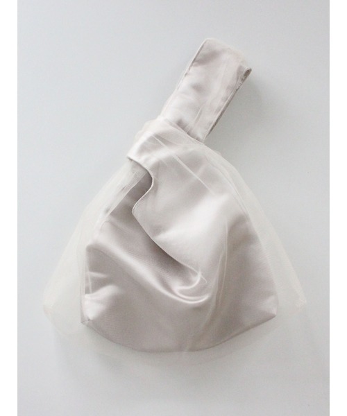 kaene（カエン）の「チュールドッキングハンドバッグ（ハンドバッグ・レディース・ブラック/カーキ/ベージュ・FREE）」の14枚目の写真