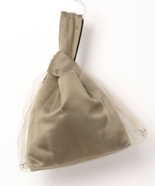 kaene（カエン）の「チュールドッキングハンドバッグ（ハンドバッグ・レディース・ブラック/カーキ/ベージュ・FREE）」の12枚目の写真