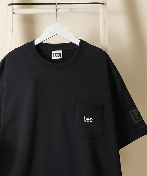 Lee(リー)の「【LEE/リー】オーバーサイズ ワンポケット ヘビーウェイト 半袖Tシャツ(Tシャツ/カットソー・メンズ・アッシュグレー/ベージュ/ホワイト/ブラック/サックスブルー・XL/L/M)」の4枚目の写真