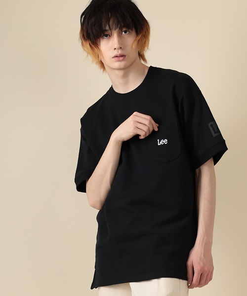 Lee(リー)の「【LEE/リー】オーバーサイズ ワンポケット ヘビーウェイト 半袖Tシャツ(Tシャツ/カットソー・メンズ・アッシュグレー/ベージュ/ホワイト/ブラック/サックスブルー・XL/L/M)」の12枚目の写真