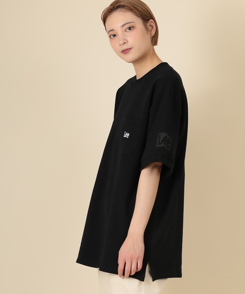 Lee(リー)の「【LEE/リー】オーバーサイズ ワンポケット ヘビーウェイト 半袖Tシャツ(Tシャツ/カットソー・メンズ・アッシュグレー/ベージュ/ホワイト/ブラック/サックスブルー・XL/L/M)」の16枚目の写真