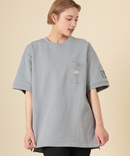 Lee(リー)の「【LEE/リー】オーバーサイズ ワンポケット ヘビーウェイト 半袖Tシャツ(Tシャツ/カットソー・メンズ・アッシュグレー/ベージュ/ホワイト/ブラック/サックスブルー・XL/L/M)」の22枚目の写真