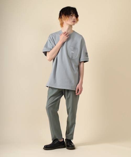 Lee(リー)の「【LEE/リー】オーバーサイズ ワンポケット ヘビーウェイト 半袖Tシャツ(Tシャツ/カットソー・メンズ・アッシュグレー/ベージュ/ホワイト/ブラック/サックスブルー・XL/L/M)」の19枚目の写真