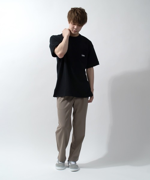 Lee(リー)の「【LEE/リー】オーバーサイズ ワンポケット ヘビーウェイト 半袖Tシャツ(Tシャツ/カットソー・メンズ・アッシュグレー/ベージュ/ホワイト/ブラック/サックスブルー・XL/L/M)」の15枚目の写真