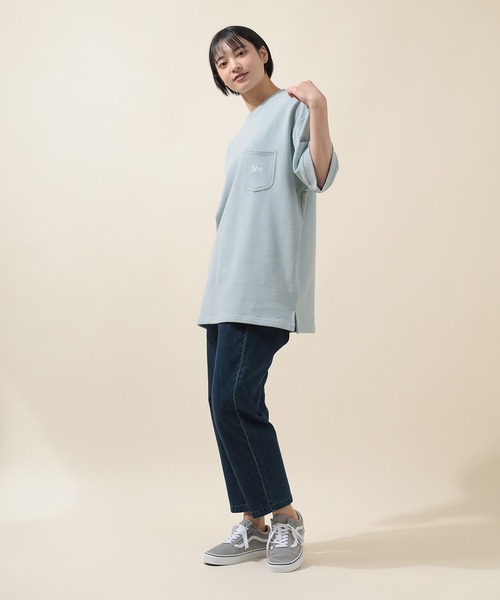 Lee シャツ 半袖 セール】【LEE/リー】オーバーサイズ ワンポケット