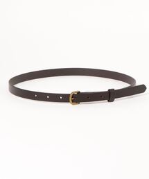 Samansa Mos2 blue | ボンドレザースクエアバックルベルト(ベルト)