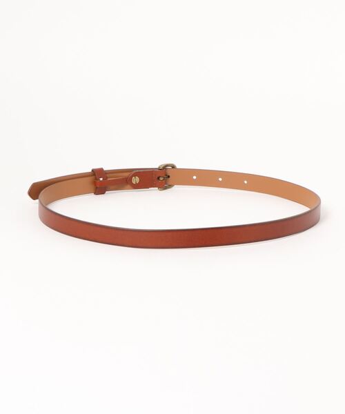 Samansa Mos2 blue（サマンサモスモスブルー）の「ボンドレザースクエアバックルベルト（ベルト・レディース・ブラウン/ダークブラウン・ﾌﾘ-）」の3枚目の写真