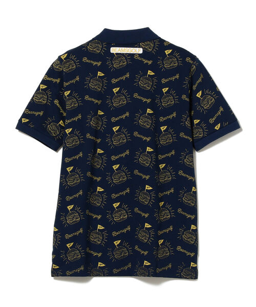 美品 BEAMS GOLF クールマックス ポロシャツ ネイビー M 中古 レディース ビームスゴルフ BEAMSGOLF 半袖ポロシャツ M 紺