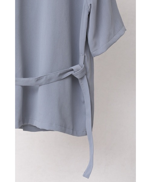 CREARE -LINO-(クレアーレリノ)の「ポリストレッチ テーラーシャツジャケット<セットアップ可>(テーラードジャケット・メンズ・カーキ/グレイッシュベージュ/サックスブルー/ブラック/ベージュ系その他・M/L)」の20枚目の写真