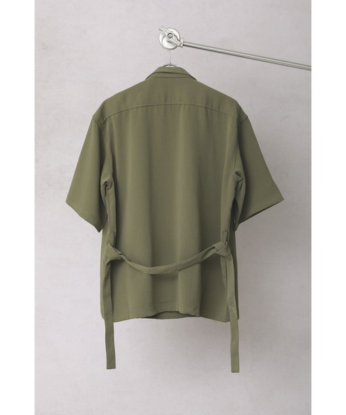 CREARE -LINO-(クレアーレリノ)の「ポリストレッチ テーラーシャツジャケット<セットアップ可>(テーラードジャケット・メンズ・カーキ/グレイッシュベージュ/サックスブルー/ブラック/ベージュ系その他・M/L)」の16枚目の写真