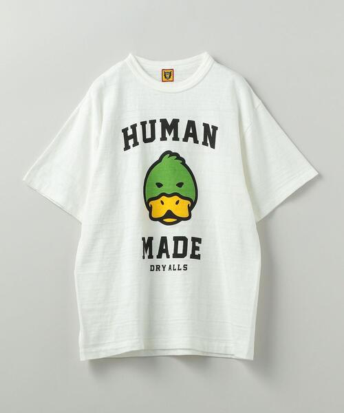 HUMAN MADE（ヒューマンメード）の「HUMAN MADE（ヒューマン メイド）T-SHIRT 2108■■■（Tシャツ/カットソー・メンズ・ホワイト/ブラック・SMALL/LARGE/MEDIUM/X-LARGE）」の2枚目の写真