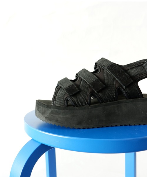 MANASTASH（マナスタッシュ）の「MANASTASH/マナスタッシュ　WS CLIFTY PLATFORM SANDAL　プラットフォームサンダル（サンダル・レディース・ブラック/ベージュ/マルチ/その他・38/36/37）」の5枚目の写真