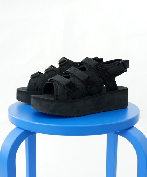 MANASTASH（マナスタッシュ）の「MANASTASH/マナスタッシュ　WS CLIFTY PLATFORM SANDAL　プラットフォームサンダル（サンダル・レディース・ブラック/ベージュ/マルチ/その他・38/36/37）」の6枚目の写真