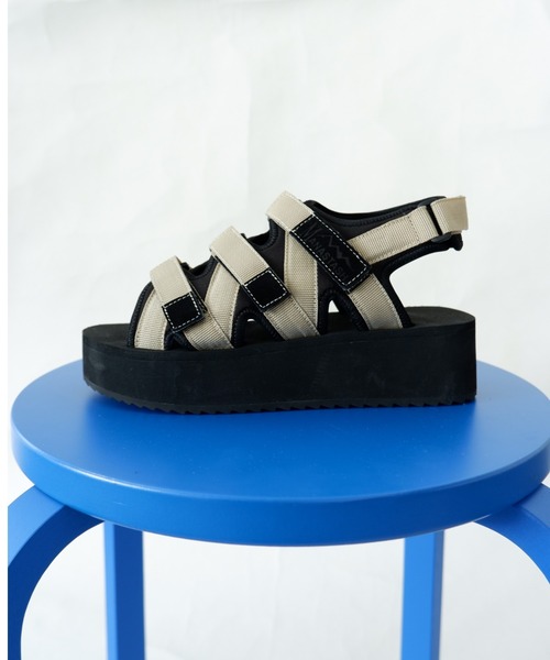 MANASTASH（マナスタッシュ）の「MANASTASH/マナスタッシュ　WS CLIFTY PLATFORM SANDAL　プラットフォームサンダル（サンダル・レディース・ブラック/ベージュ/マルチ/その他・38/36/37）」の14枚目の写真