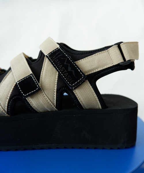 MANASTASH（マナスタッシュ）の「MANASTASH/マナスタッシュ　WS CLIFTY PLATFORM SANDAL　プラットフォームサンダル（サンダル・レディース・ブラック/ベージュ/マルチ/その他・38/36/37）」の8枚目の写真