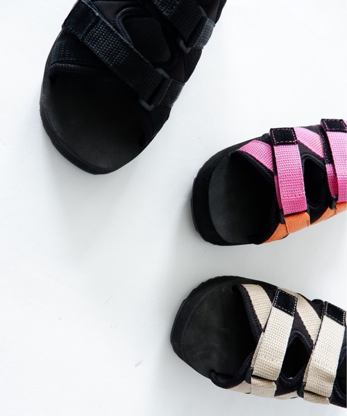 MANASTASH（マナスタッシュ）の「MANASTASH/マナスタッシュ　WS CLIFTY PLATFORM SANDAL　プラットフォームサンダル（サンダル・レディース・ブラック/ベージュ/マルチ/その他・38/36/37）」の15枚目の写真