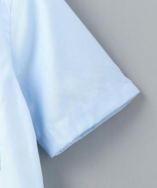 WORK TRIP OUTFITS GREEN LABEL RELAXING（ワークトリップアウトフィッツグリーンレーベル リラクシング）の「＜ 機能 / イージーアイロン・接触冷感 ＞ WTO ロイヤルオックス スリム ボタンダウン シャツ（ビジネスシャツ・メンズ・ライトブルー・SMALL/MEDIUM/LARGE/X-LARGE）」の12枚目の写真