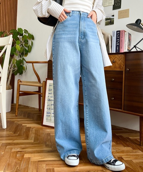 セール】【累計販売枚数2万枚突破！】デニム＆ツイルハイウェスト