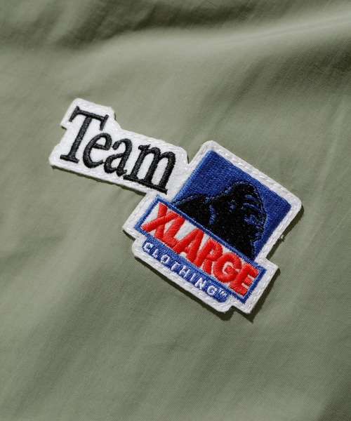 XLARGE(エクストララージ)の「NYLON PUFFER JACKET(ナイロンジャケット・メンズ・ブルー/ブラウン/ブラック/カーキ・S/L/XL/M)」の13枚目の写真