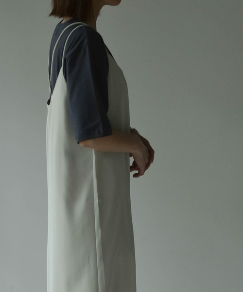 muure（ミュール）の「シンプルキャミワンピース（ワンピース・レディース・ブラック/ベージュ/グリーン・FREE）」の15枚目の写真