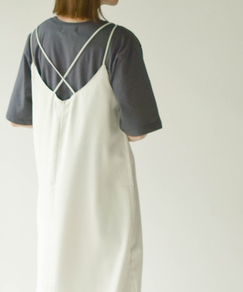 muure（ミュール）の「シンプルキャミワンピース（ワンピース・レディース・ブラック/ベージュ/グリーン・FREE）」の20枚目の写真