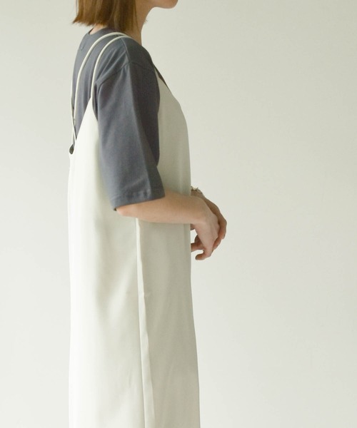 muure（ミュール）の「シンプルキャミワンピース（ワンピース・レディース・ブラック/ベージュ/グリーン・FREE）」の21枚目の写真