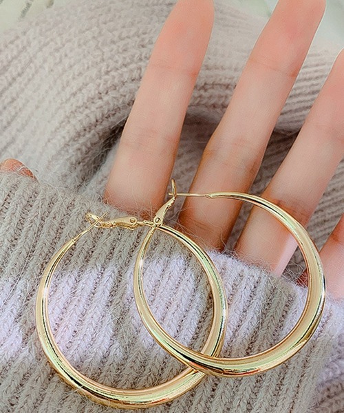 juweel（ユウェル）の「幾何学デザインピアス（12タイプ）（ピアス（両耳用）・レディース・H/F/G/D/E/A/L/B/I/J/K/C・FREE）」の5枚目の写真