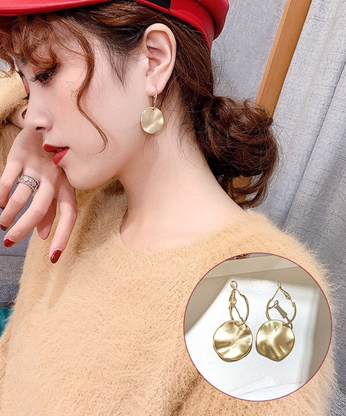 juweel（ユウェル）の「幾何学デザインピアス（12タイプ）（ピアス（両耳用）・レディース・H/F/G/D/E/A/L/B/I/J/K/C・FREE）」の8枚目の写真