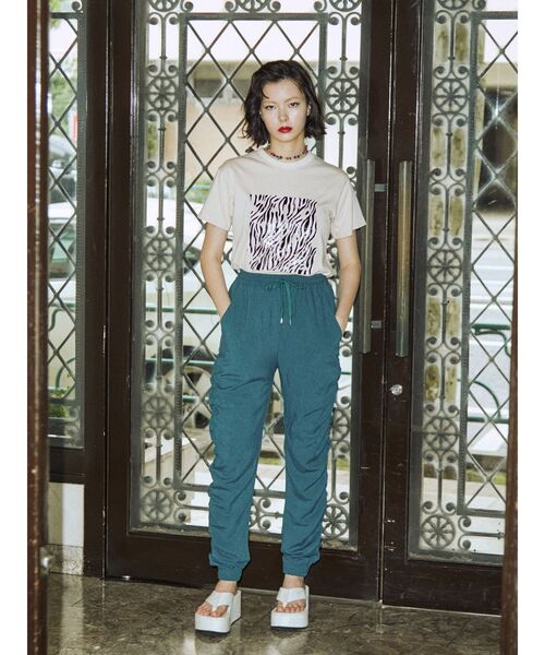 jouetie（ジュエティ）の「Hippieゼブラロゴ Tシャツ（Tシャツ/カットソー・レディース・ピンク/ブラック/アイボリー・MEDIUM）」の17枚目の写真