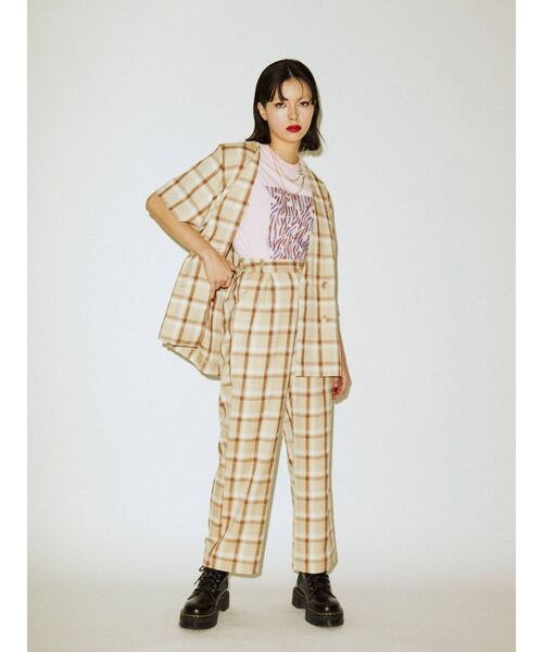 jouetie（ジュエティ）の「Hippieゼブラロゴ Tシャツ（Tシャツ/カットソー・レディース・ピンク/ブラック/アイボリー・MEDIUM）」の7枚目の写真