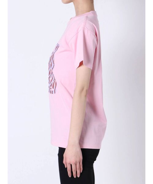 jouetie（ジュエティ）の「Hippieゼブラロゴ Tシャツ（Tシャツ/カットソー・レディース・ピンク/ブラック/アイボリー・MEDIUM）」の12枚目の写真