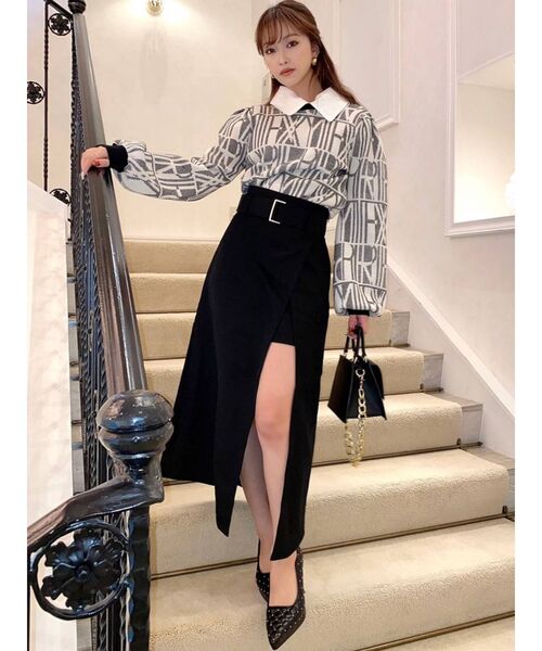 RESEXXY(リゼクシー)の「配色ベルトレイヤードスカート(スカート・レディース・ブラック/ブラウン/グリーン・FREE)」の22枚目の写真