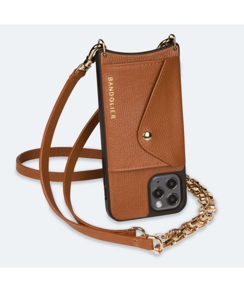 スマホケース/カバー 【BANDOLIER】iPhone 12 Pro/12 レザーケース