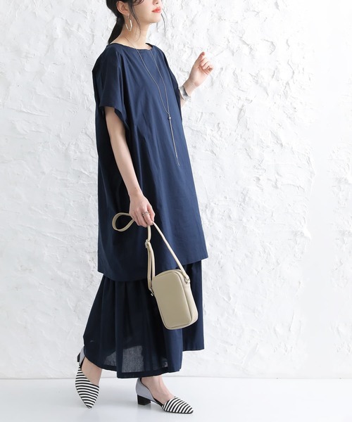 osharewalker（オシャレウォーカー）の「【廃盤】『チュニック×ペチワンピース2点SET』（ワンピース・レディース・モカ/ダークネイビー/テラコッタ・FREE）」の20枚目の写真