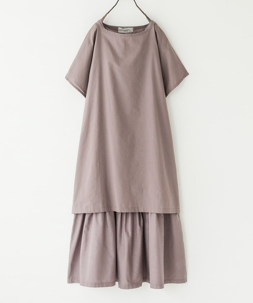 osharewalker（オシャレウォーカー）の「【廃盤】『チュニック×ペチワンピース2点SET』（ワンピース・レディース・モカ/ダークネイビー/テラコッタ・FREE）」の11枚目の写真