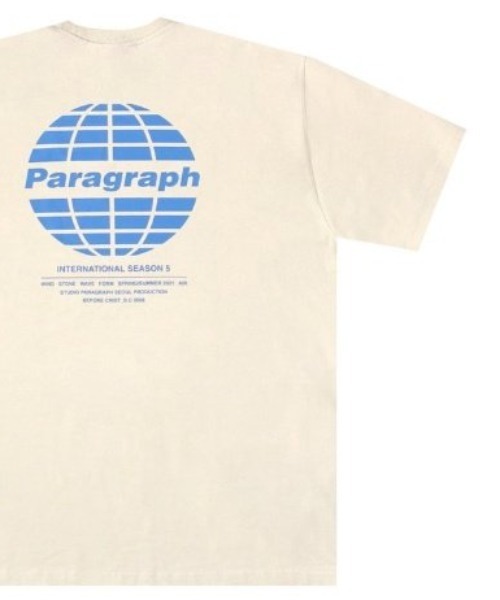 Paragraph(パラグラフ)の「『paragraph/パラグラフ』CLASSIC COLOR T-SHIRT/バックプリント半袖Tシャツ(Tシャツ/カットソー・レディース・ベージュ/グレー/ネイビー/ホワイト/アイボリー/ブラック/チャコールグレー/グリーン/パープル/ライトグリーン・FREE)」の3枚目の写真
