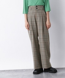 JEANASIS | モールチェックワイドトラウザー/214816(その他パンツ)