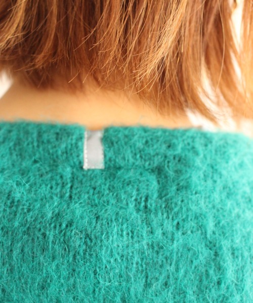 MANASTASH（マナスタッシュ）の「MANASTASH/マナスタッシュ　W's ABERDEEN KURTIGAN '21　ウィメンズ　アバディーン　カーディガン21（カーディガン/ボレロ・レディース・グリーン/ベージュ/ブラック/パープル・MEDIUM）」の6枚目の写真