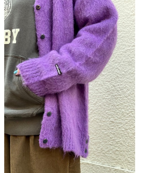 MANASTASH（マナスタッシュ）の「MANASTASH/マナスタッシュ　W's ABERDEEN KURTIGAN '21　ウィメンズ　アバディーン　カーディガン21（カーディガン/ボレロ・レディース・グリーン/ベージュ/ブラック/パープル・MEDIUM）」の18枚目の写真