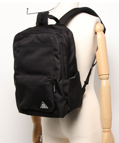 YAKPAK（ヤックパック）の「YAKPAK / ヤックパック / スクエアシルエット スタンダード バックパック / STANDARD DAYPACK / 抗菌ポケット付（バックパック/リュック・メンズ・ブラック・FREE）」の8枚目の写真