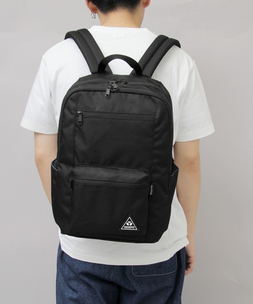 YAKPAK（ヤックパック）の「YAKPAK / ヤックパック / スクエアシルエット スタンダード バックパック / STANDARD DAYPACK / 抗菌ポケット付（バックパック/リュック・メンズ・ブラック・FREE）」の22枚目の写真
