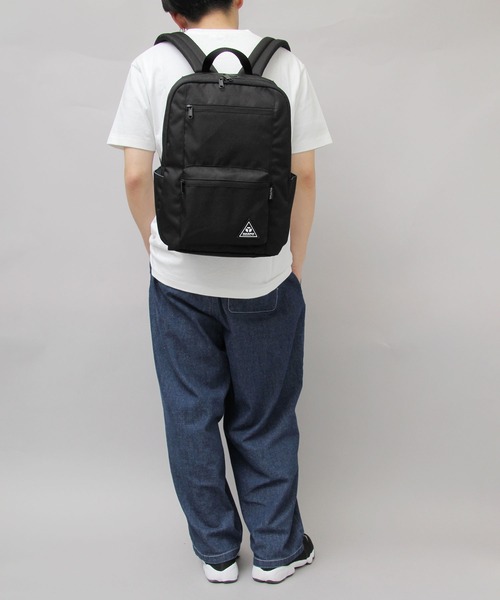 YAKPAK（ヤックパック）の「YAKPAK / ヤックパック / スクエアシルエット スタンダード バックパック / STANDARD DAYPACK / 抗菌ポケット付（バックパック/リュック・メンズ・ブラック・FREE）」の11枚目の写真