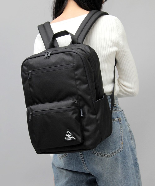 YAKPAK（ヤックパック）の「YAKPAK / ヤックパック / スクエアシルエット スタンダード バックパック / STANDARD DAYPACK / 抗菌ポケット付（バックパック/リュック・メンズ・ブラック・FREE）」の21枚目の写真