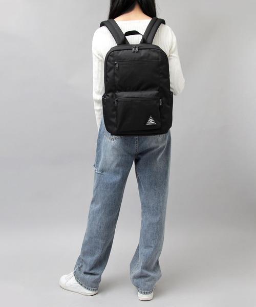 YAKPAK（ヤックパック）の「YAKPAK / ヤックパック / スクエアシルエット スタンダード バックパック / STANDARD DAYPACK / 抗菌ポケット付（バックパック/リュック・メンズ・ブラック・FREE）」の12枚目の写真