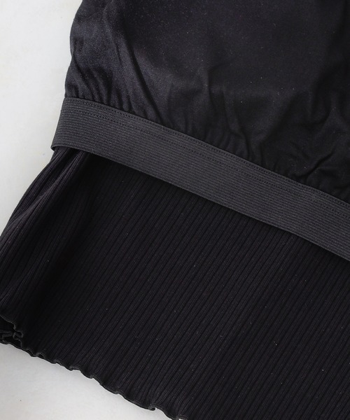 COLONY 2139（コロニートゥーワンスリーナイン）の「【WEB限定】カップ付きランダムテレコ短丈Vネックキャミソール(パット取り外し可)（キャミソール・レディース・ホワイト/ブラック/チャコールグレー/モカ/カーキ・FREE）」の18枚目の写真