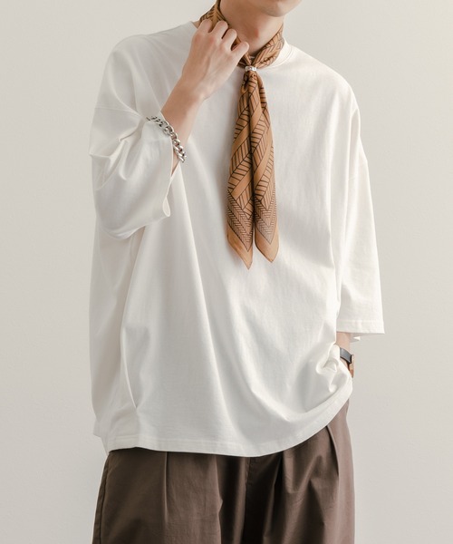 epnok（エプノック）の「リング付きスカーフ（バンダナ/スカーフ・メンズ・ネイビー/ブラック/オレンジ/ワインレッド/グリーン/ブルー・FREE）」の19枚目の写真